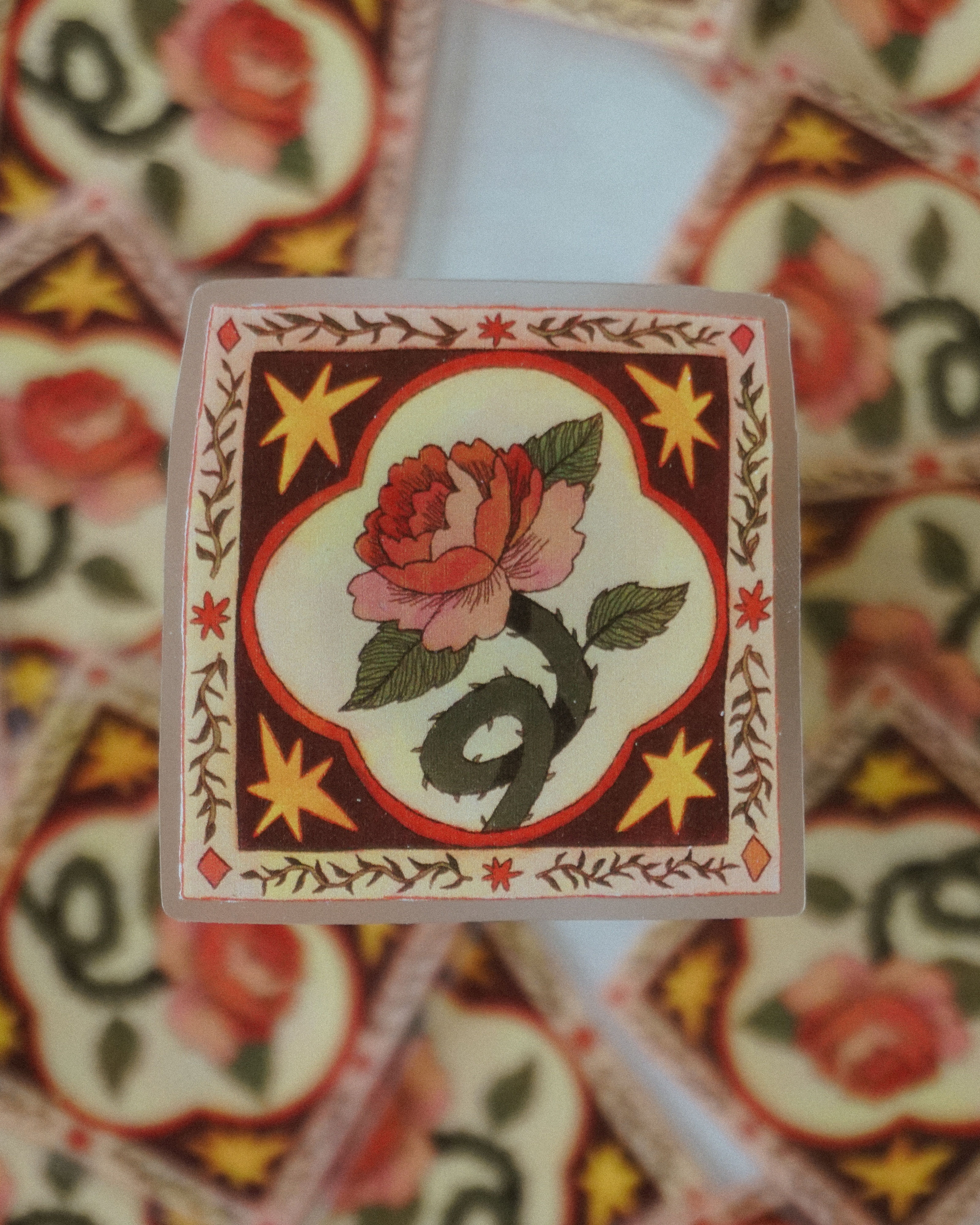 YE ROSE OF FAYRE VINYL STICKER