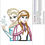 Thumbnail: Anna And Elsa Appliqué. Frozen. Machine Embroidery Applique Design