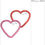 Thumbnail: Hearts Appliqué. Machine Embroidery Applique Design. Digital Download
