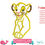Thumbnail: Simba Appliqué Set. The Lion King. Machine Embroidery Applique Design