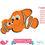 Thumbnail: Nemo Appliqué. Finding Nemo. Machine Embroidery Applique Desi