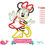 Thumbnail: Minnie Mouse Appliqué. Mickey Mouse. Machine Embroidery Applique Design