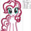 Thumbnail: Pinkie Pie Appliqué. My Little Pony. Machine Embroidery Applique Design.