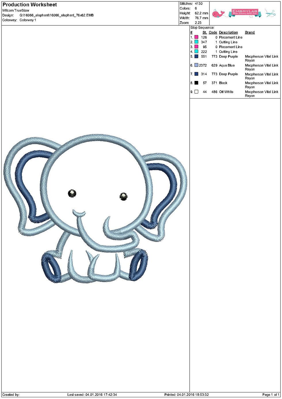 Thumbnail: Elephant Appliqué. Machine Embroidery Applique Design. Digital Download