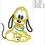 Thumbnail: Pluto Baby Appliqué. Mickey Mouse. Machine Embroidery Applique Design