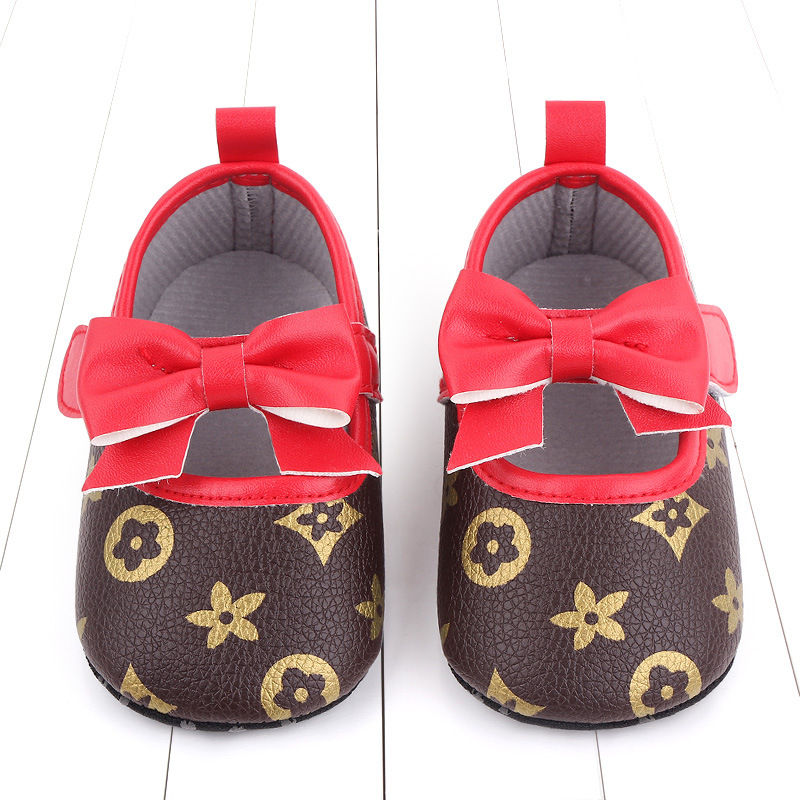Thumbnail: CLASSIC BOW BOOTIES - RED