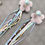 Thumbnail: FLOWER BRAIDED HANDCRAFTED LONG BOW - PINK