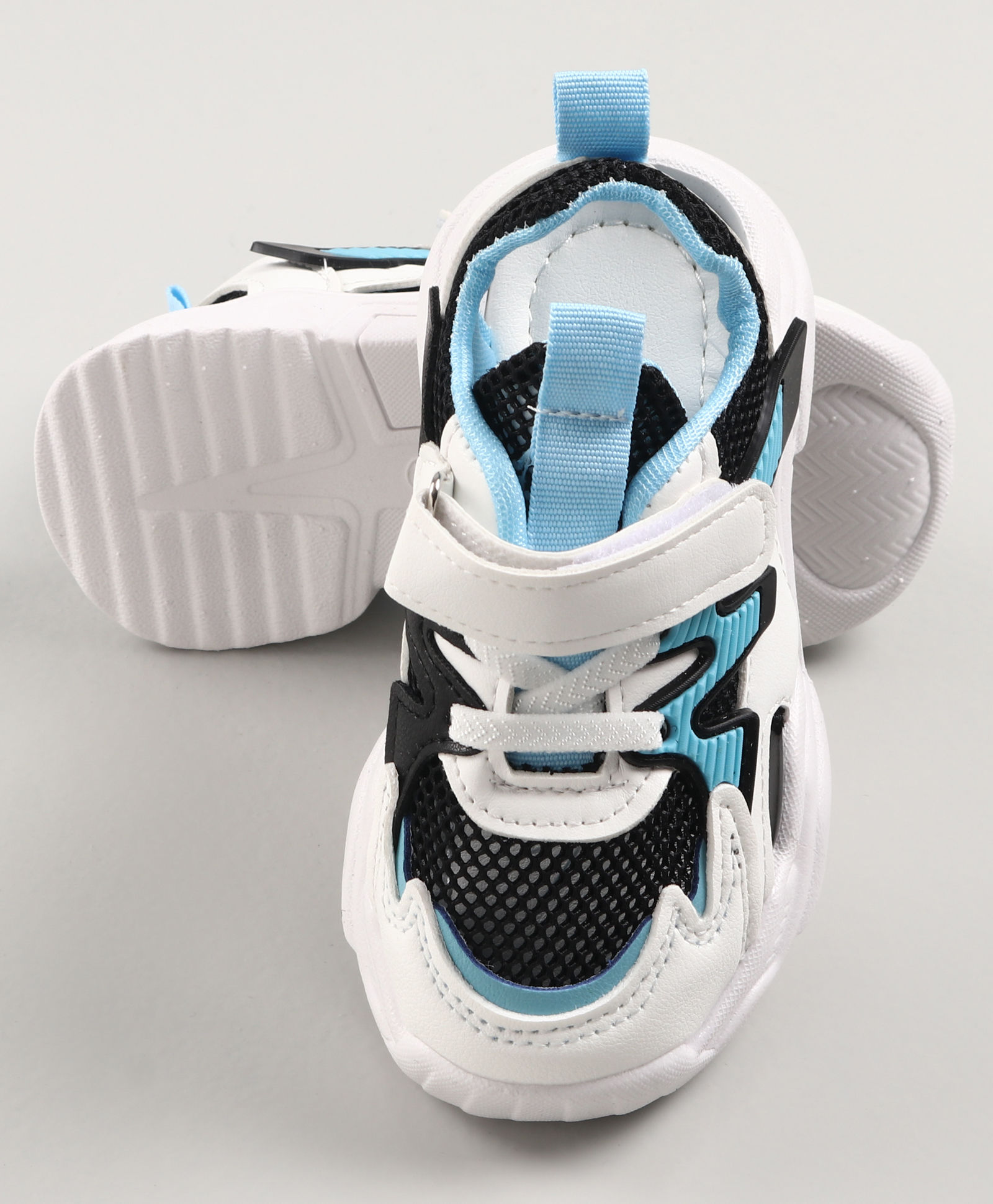 ETHAN SANDALS- BLACK & BLUE