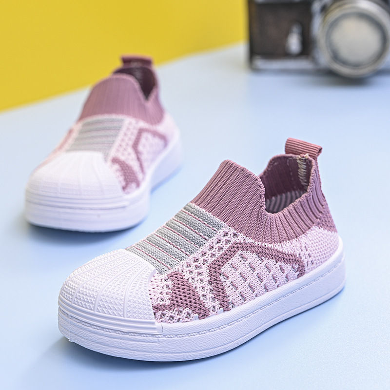 ABSTRACT SLIP ON SHOES - LILAC