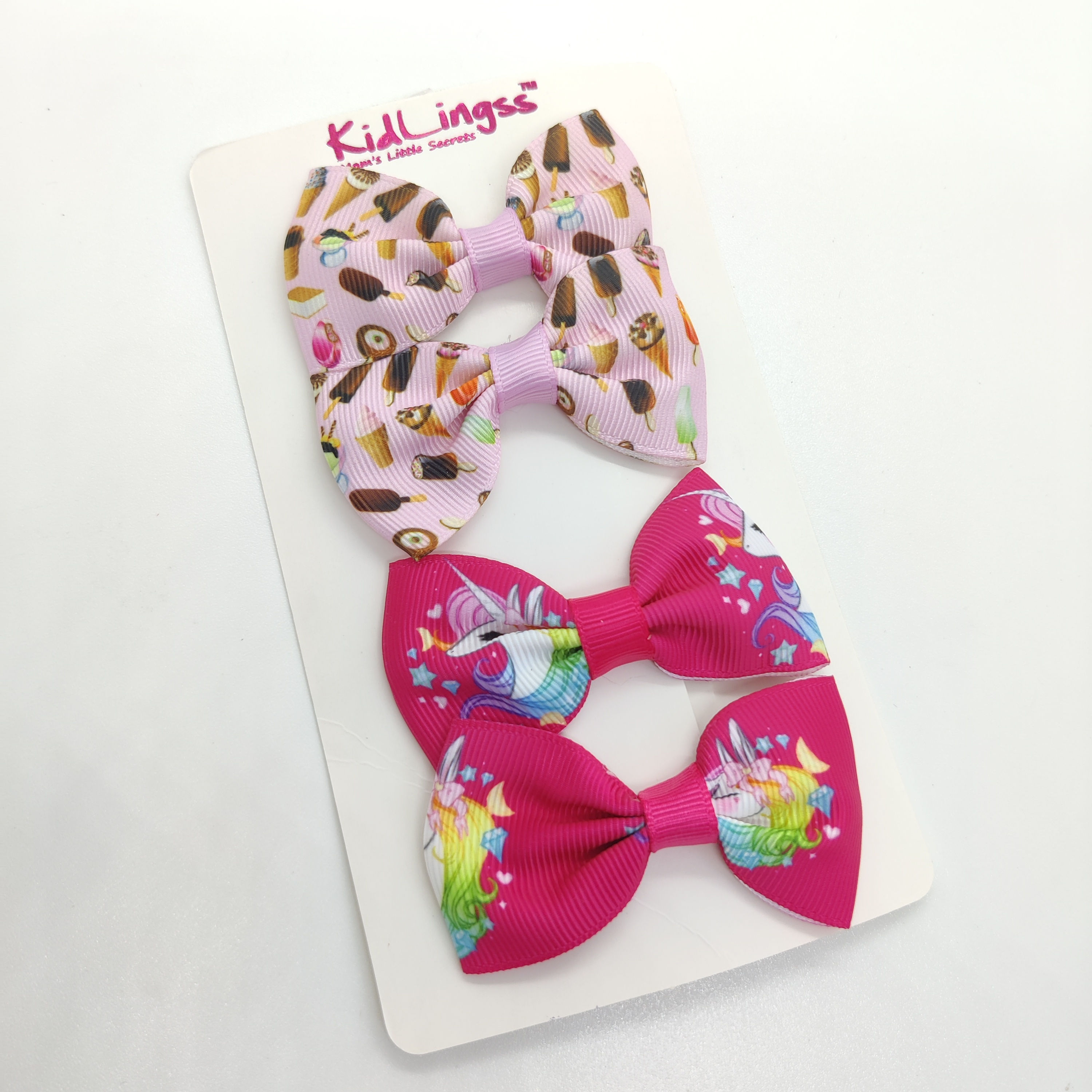 FRISBEE HAIR CLIPS - PACK OF 2