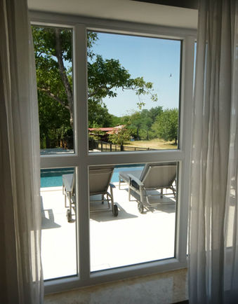 Ad finem vilae view from living room