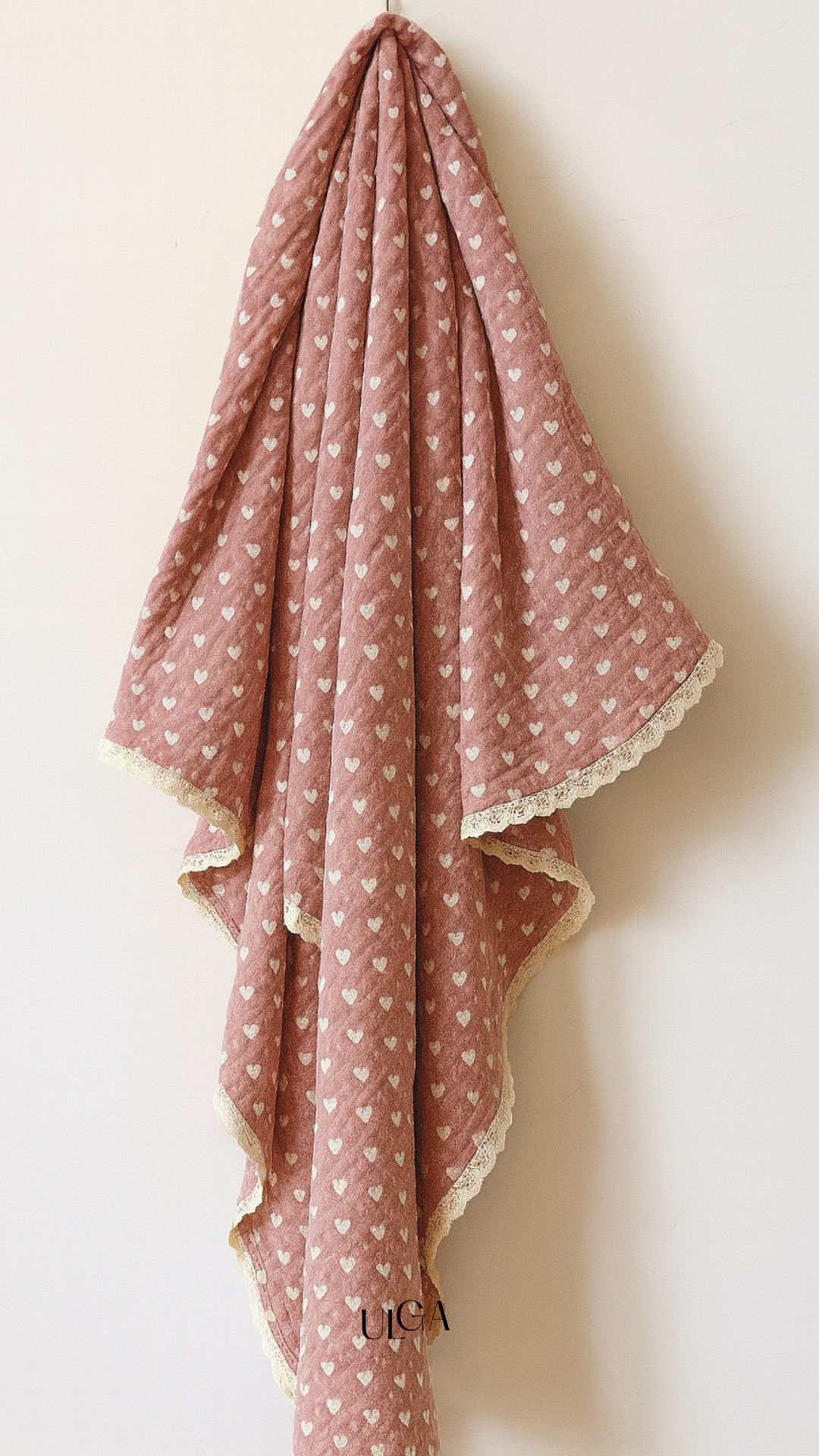 Muselina con puntilla