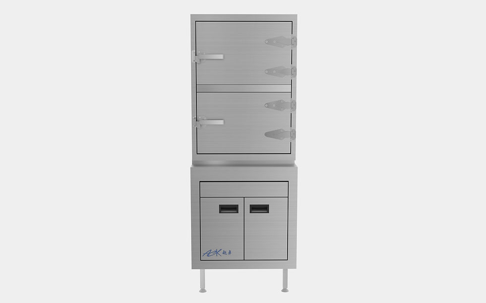 Thumbnail: ACK Gas Two Door Cabinet Steamer