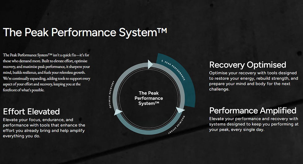 peak performance system