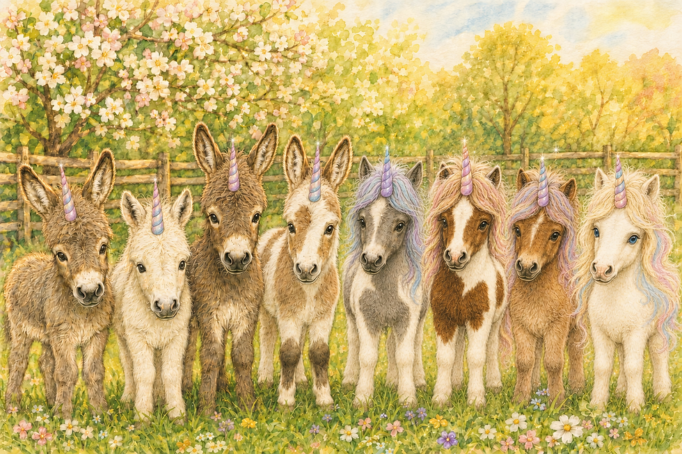 🌸 MINI UNICORN & GROOMING SOCIAL 🌸