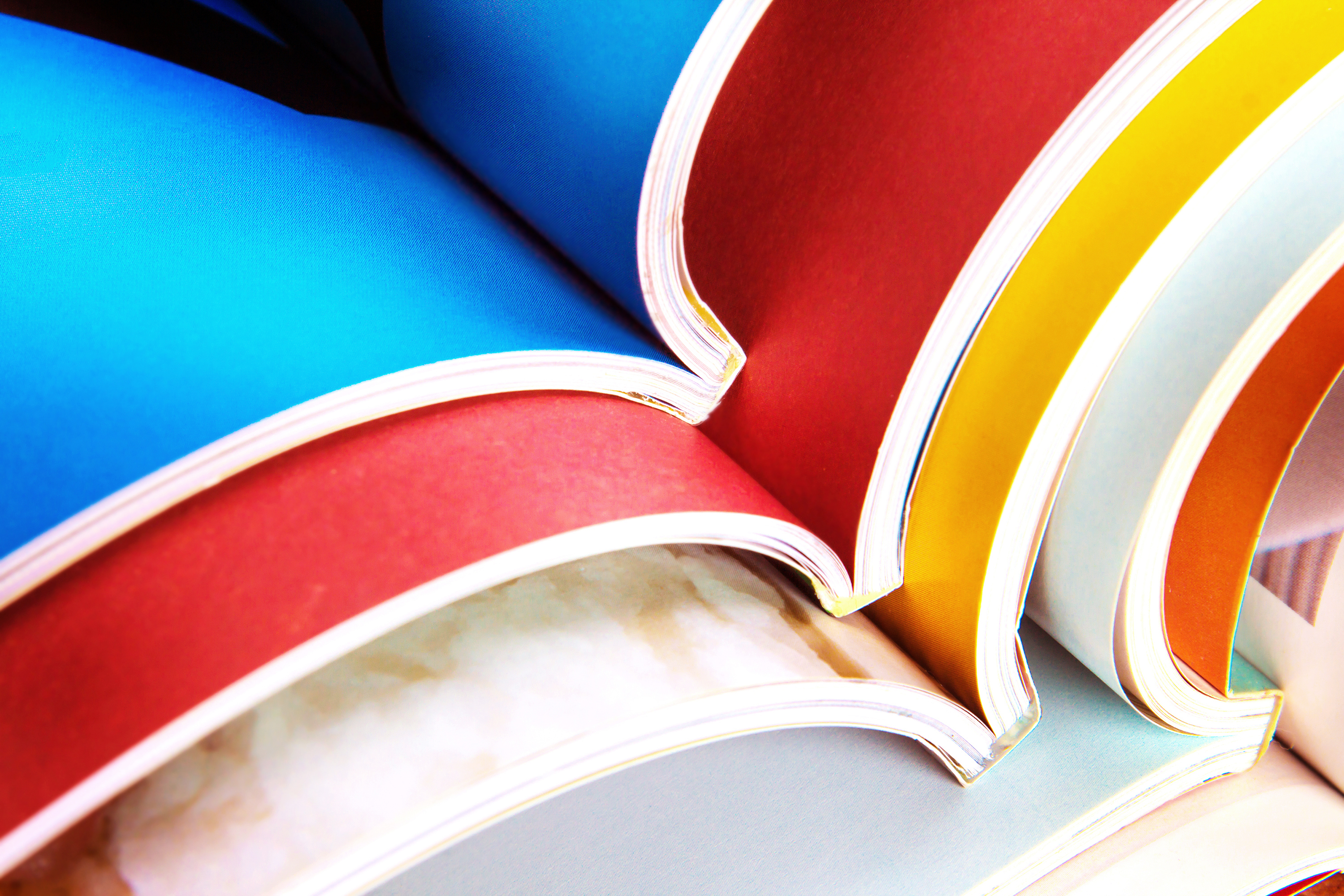 Libros coloridos