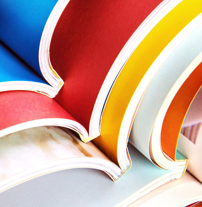 Livres colorés