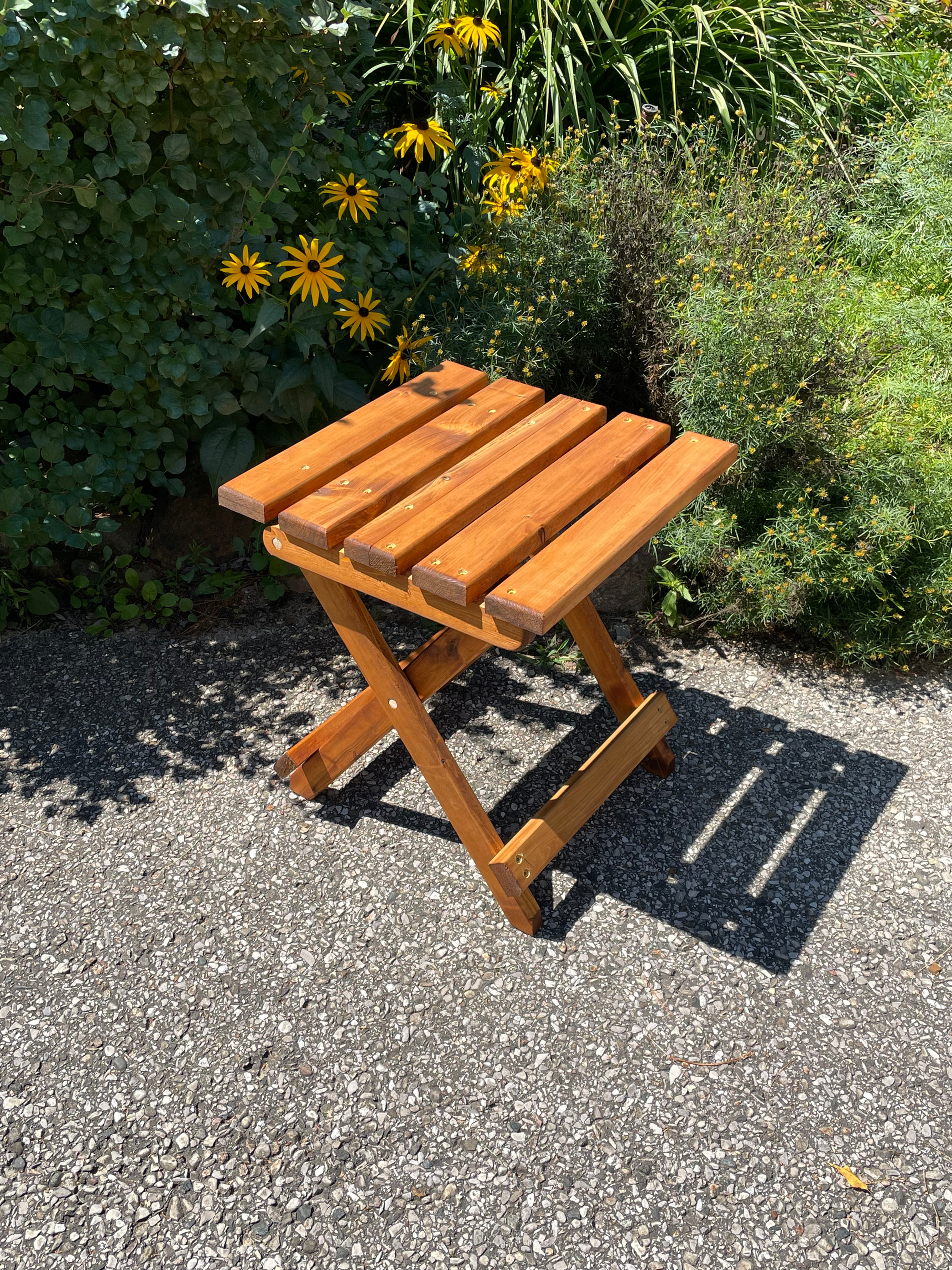 Cedar Folding Table