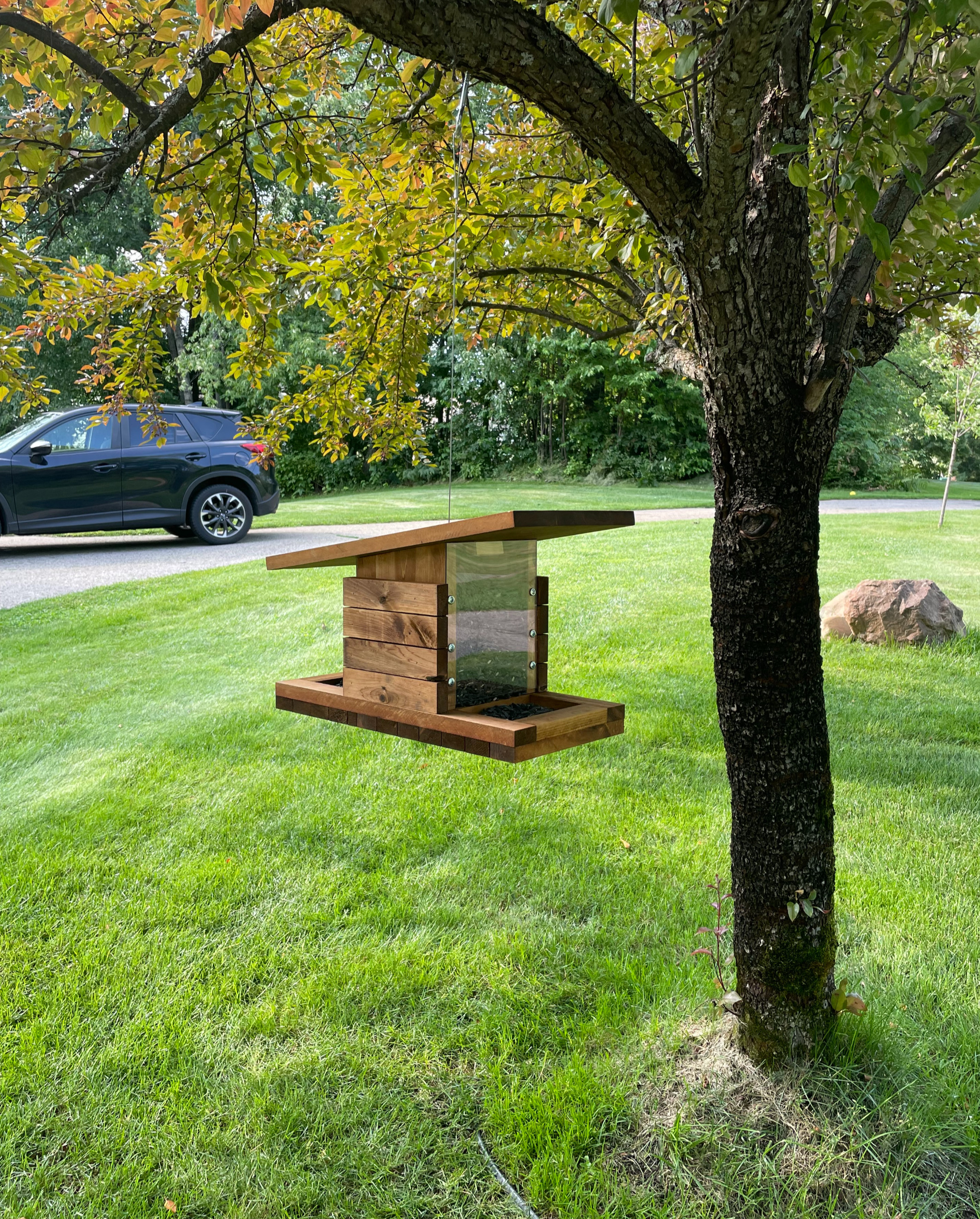 Cedar Bird Feeder