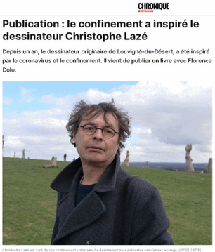 Publication : le confinement a inspiré le dessinateur Christophe Lazé