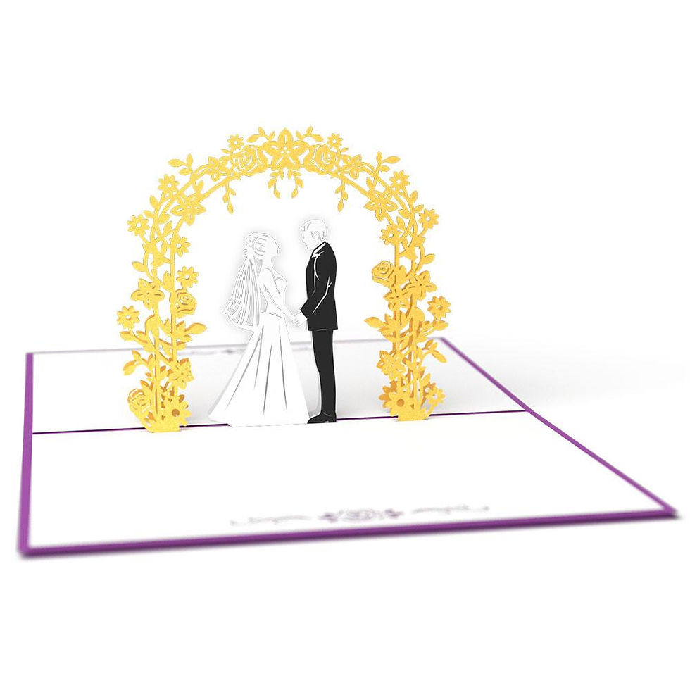 Wedding Day 3D card