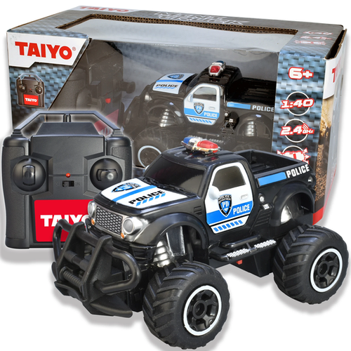 Taiyo R/C Mini RC 1:40 Truck Police cheek•a•de…meek•a•de