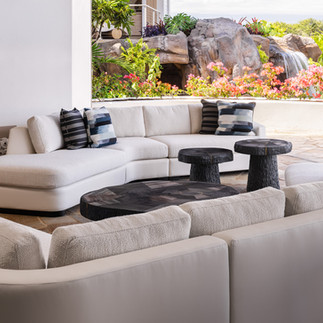 Contemporary Hawaiian home restoration with local artisan furniture
