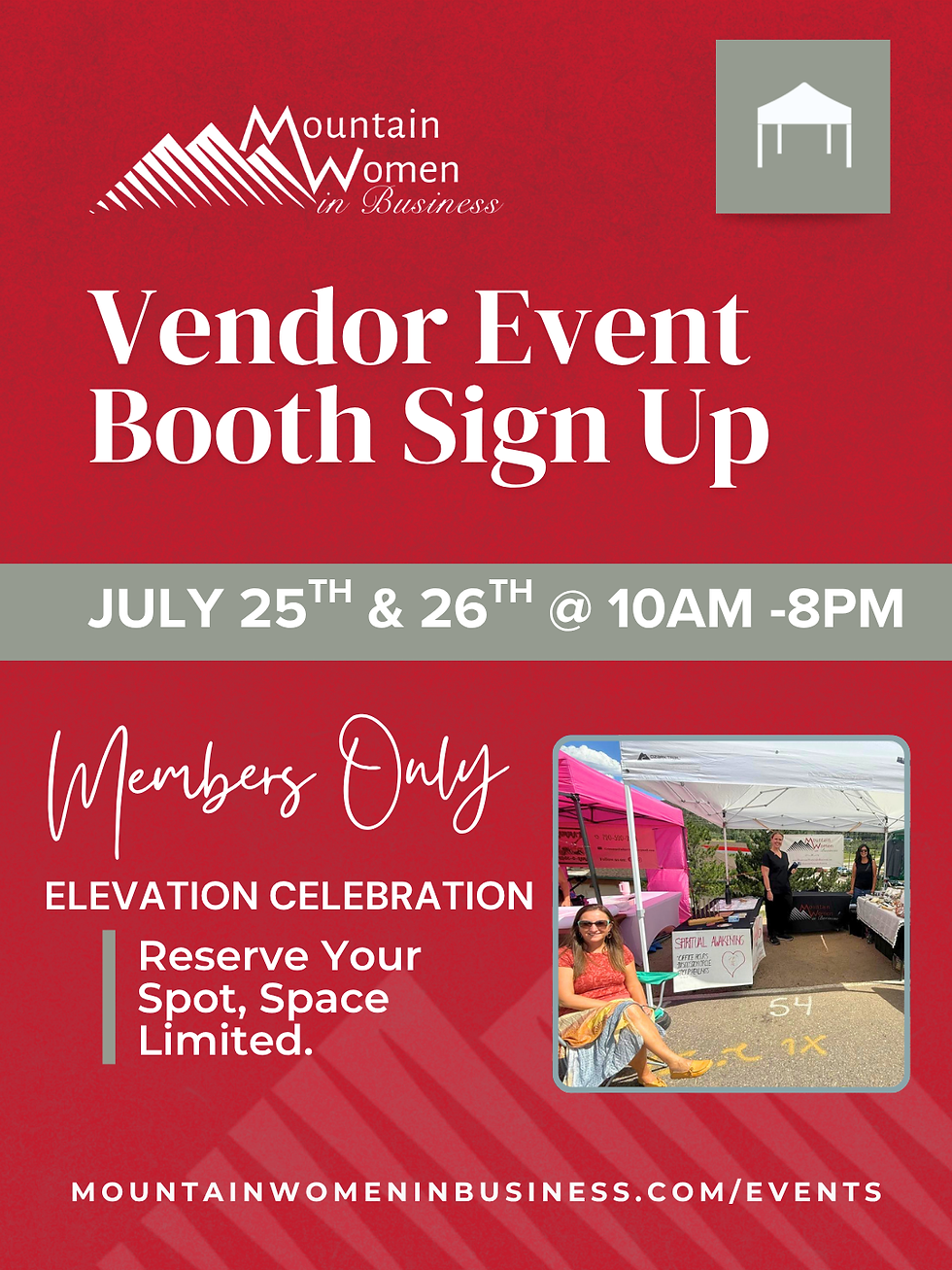 Elevation Celebration – Member Booth Sign-Up (Members Only)