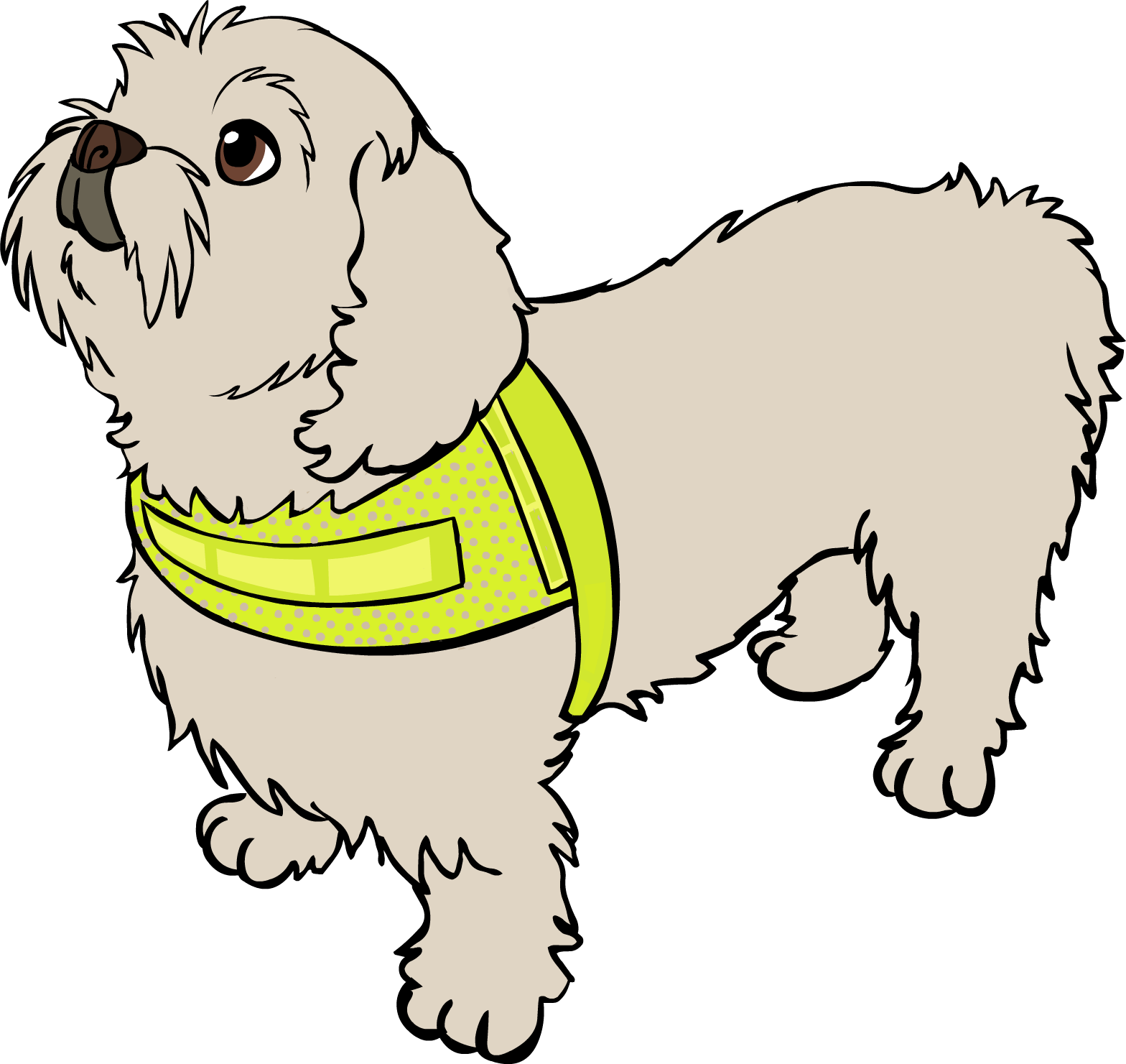 Reflective vest for dog