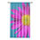 Thumbnail: Purple Flower on Turquoise Sheer Curtain