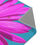 Thumbnail: Bright Pink Flower Turquoise Rug - 3 sizes available
