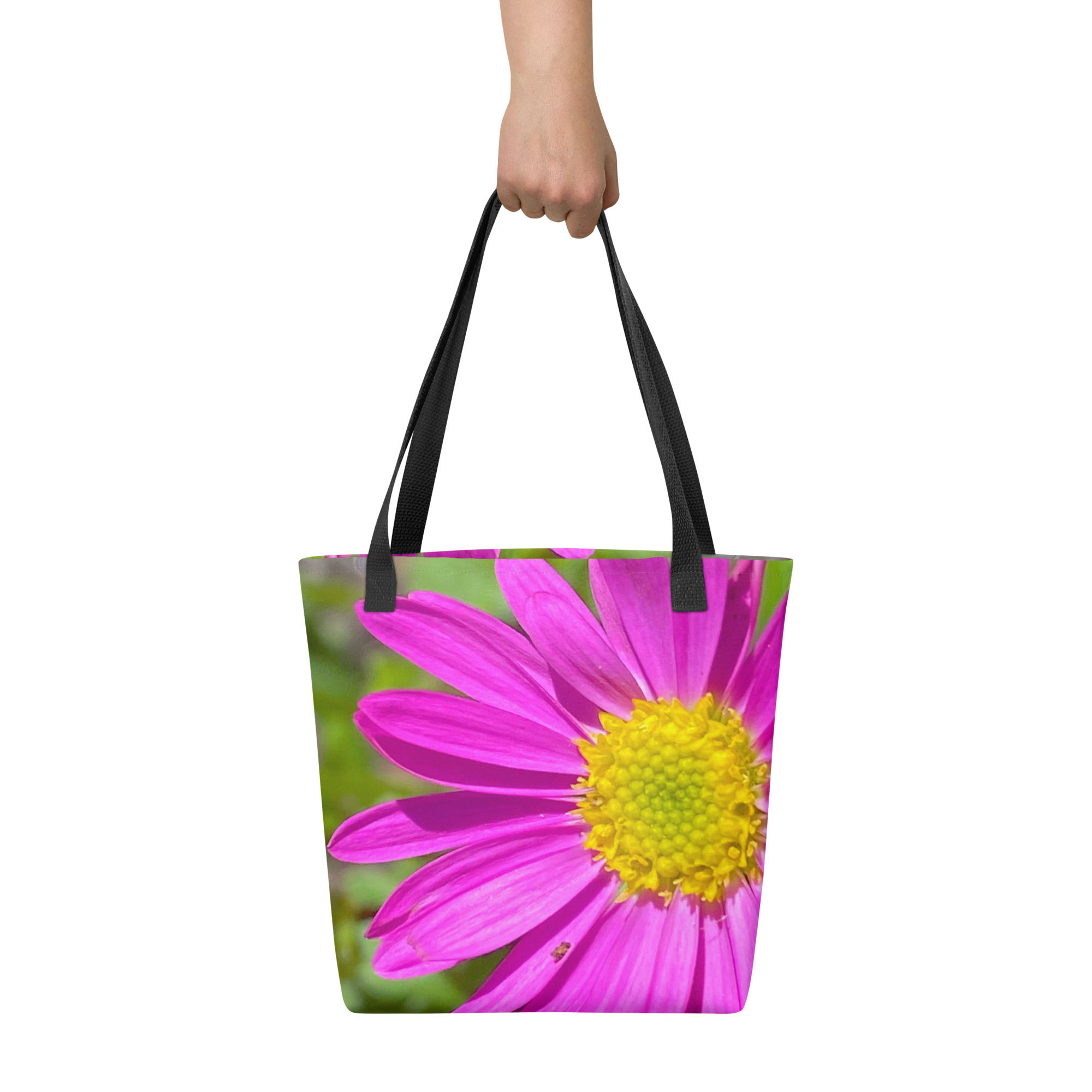 Bright Pink Flower Nature Tote Bag