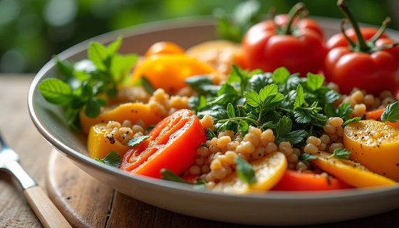Healthy summer meal packed with nutrients