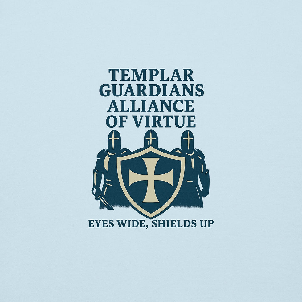 Thumbnail: Scammer Hoodie - Templar Eyes See Through Every Scam