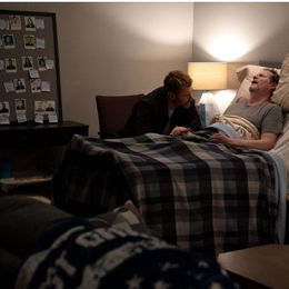 Adam shares a poignant farewell with his father, Bob Ruzek, in a heartfelt scene from Chicago PD Episode 1319. NBC Elizabeth Sisson