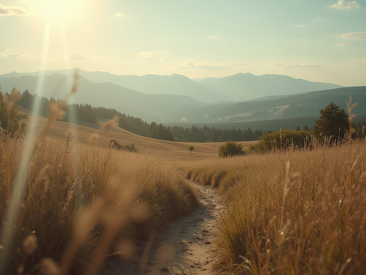 The calming beauty of nature enhances your meditation practice.