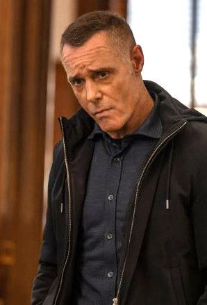 Detective Hank Voight appears contemplative in a scene from Chicago PD's episode "Lost Years." NBC Lori Allen