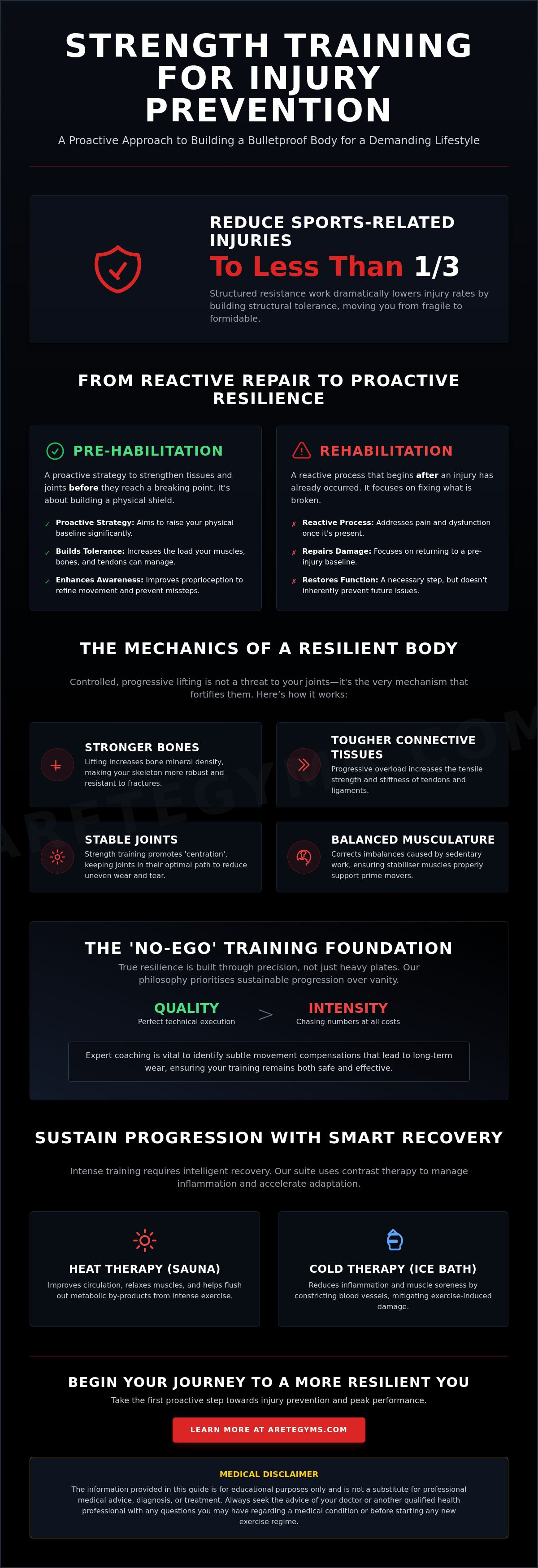 Strength training for injury prevention London