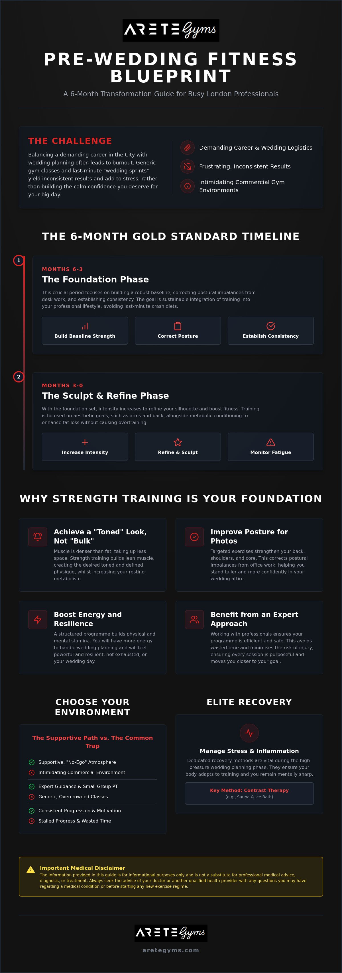 Pre-wedding fitness plan London