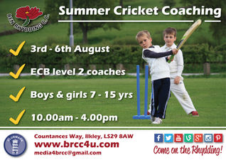 Spaces still available at Summer Cricket Coaching course!