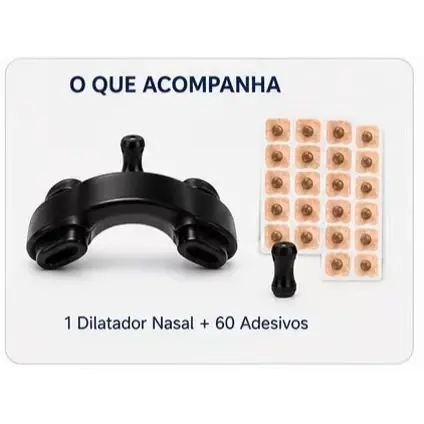 Miniatura: Dilatador Nasal em Silicone Para Reduzir Ronco e Congestão