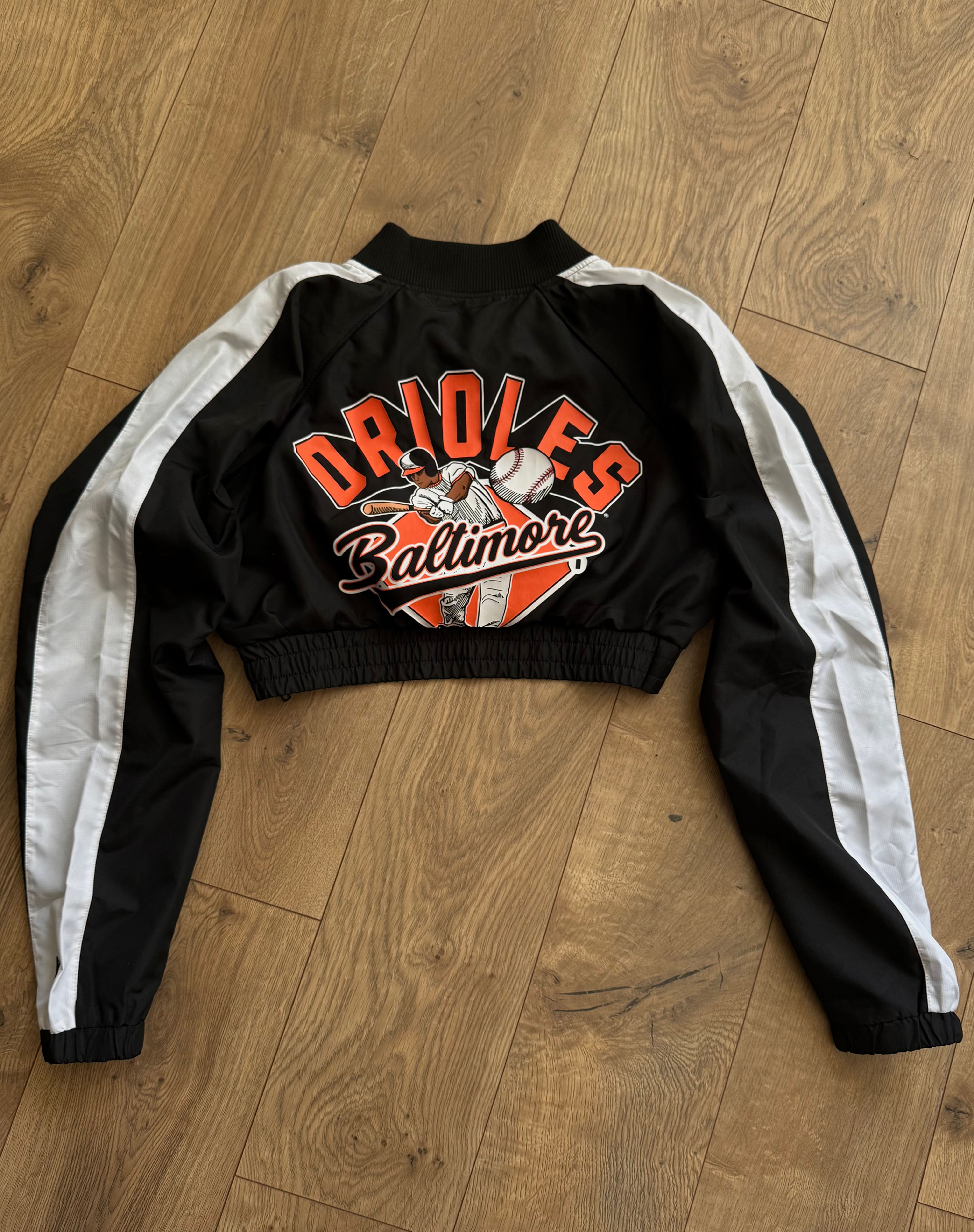 ORIOLES CROPPED QUARTER ZIP 