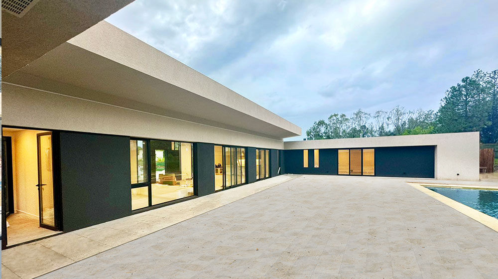 1Storey Modular Home Prefabricated Duplex Luxur Gorriaran House Uruguay