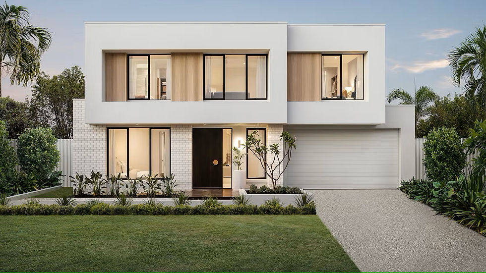 Affordable prefab housing front view