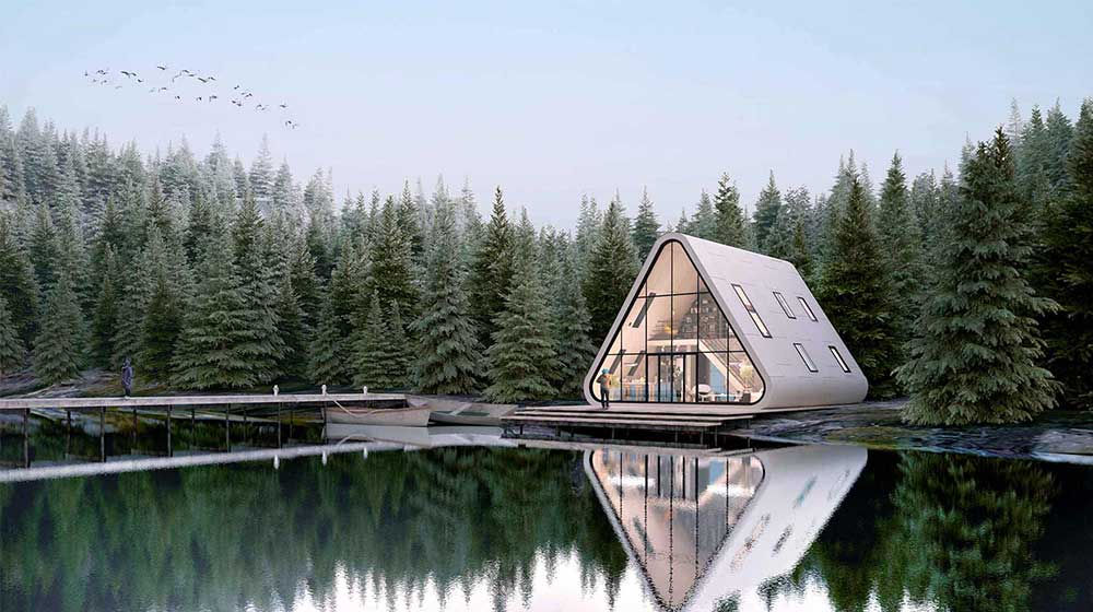 Steel Frame Wooden Detachable House