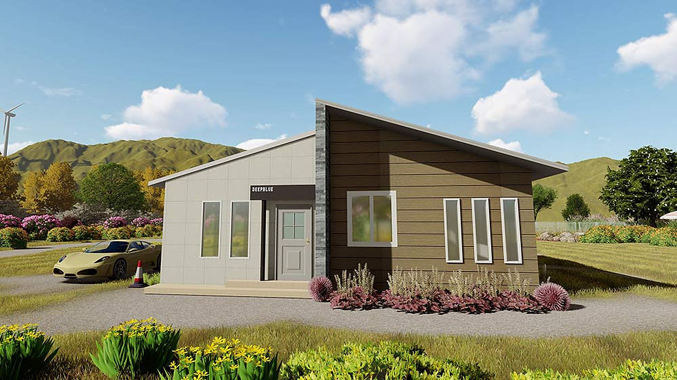 prefab luxury villa moudlar homes with steel house kits