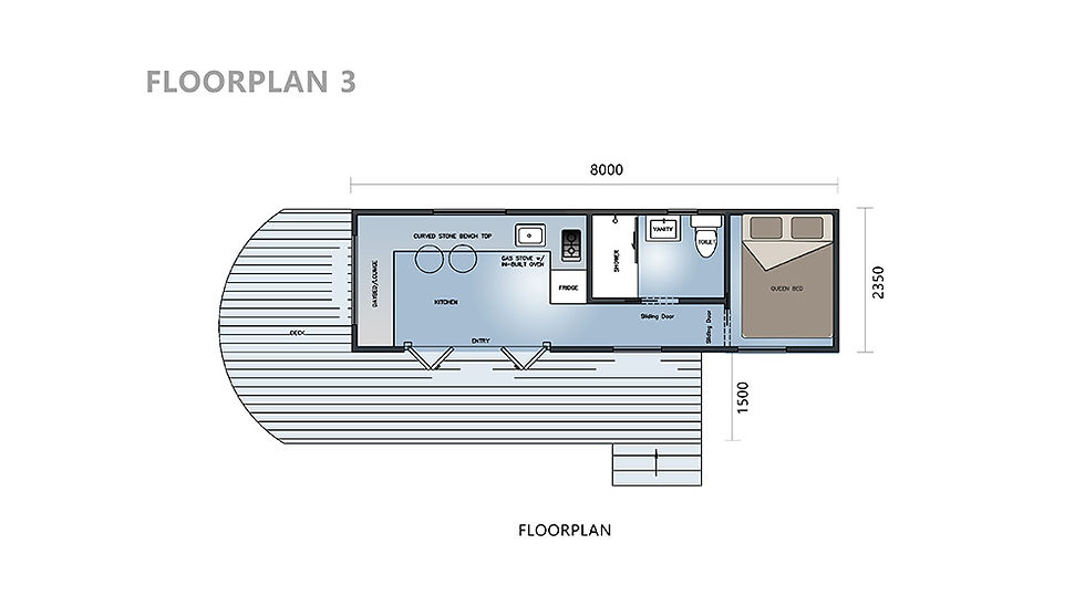 tiny home on wheels floor plan