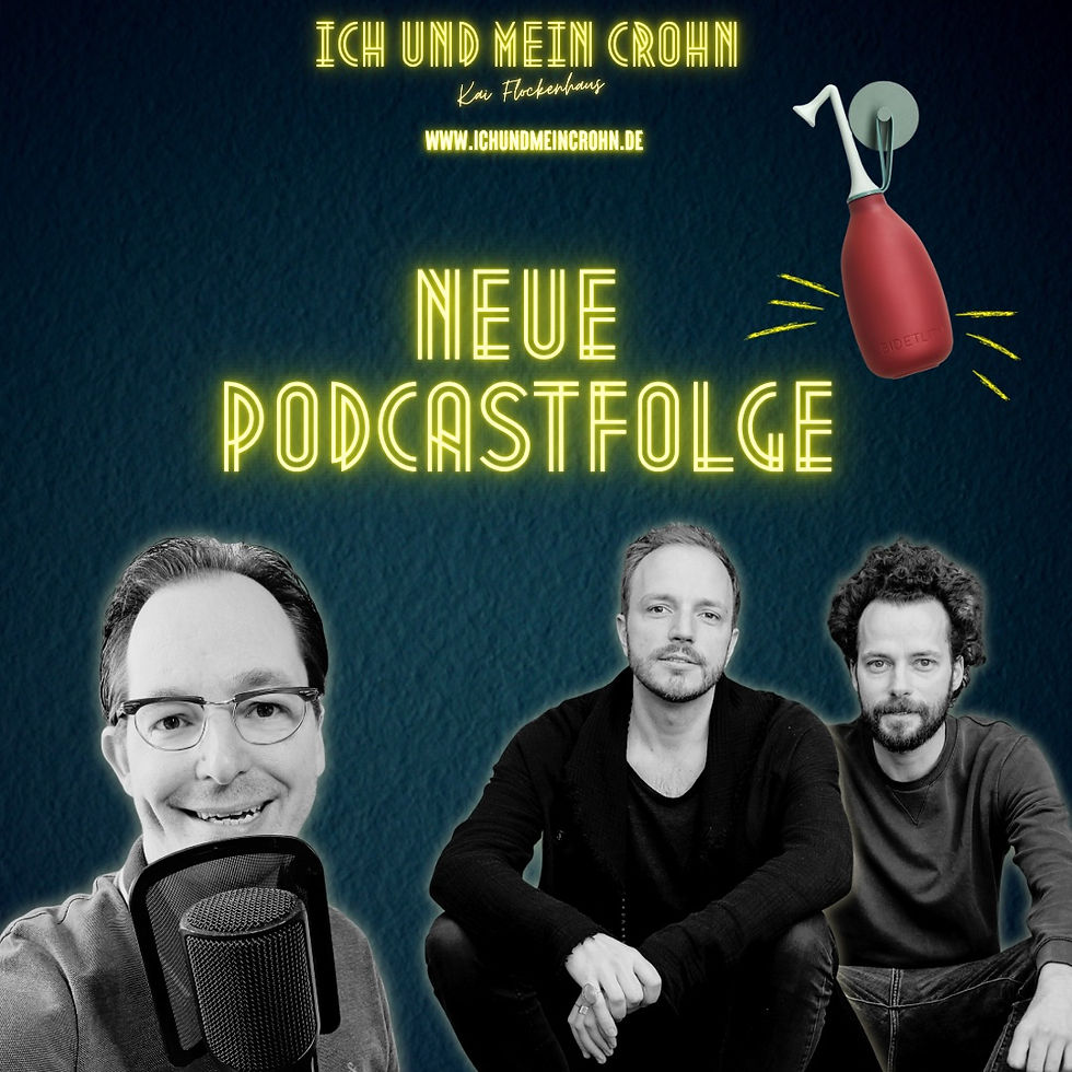 Die perfekte Po-Dusche von Bidetlity Podcastfolge mit "Ich und mein Crohn"