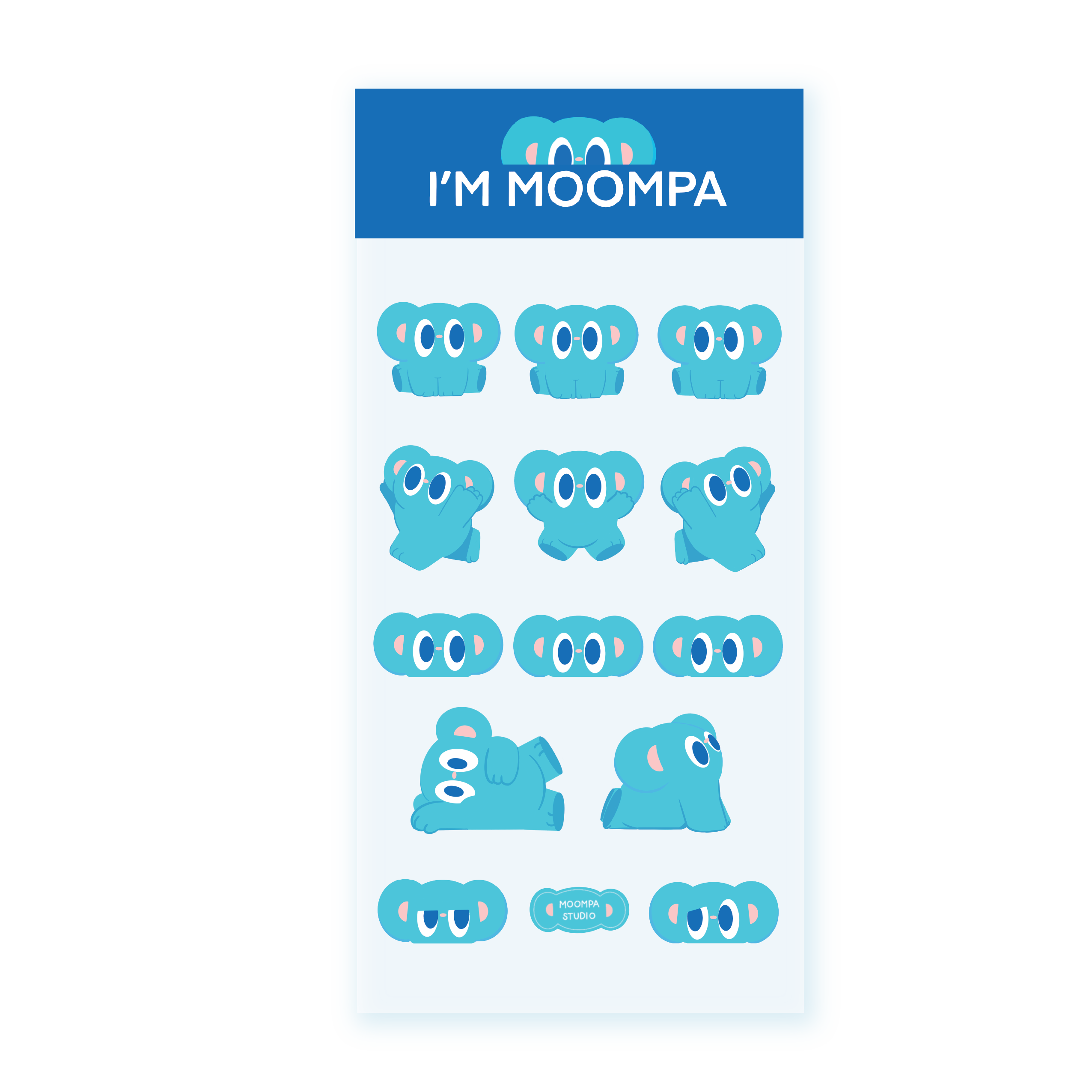 sticker I'm moompa