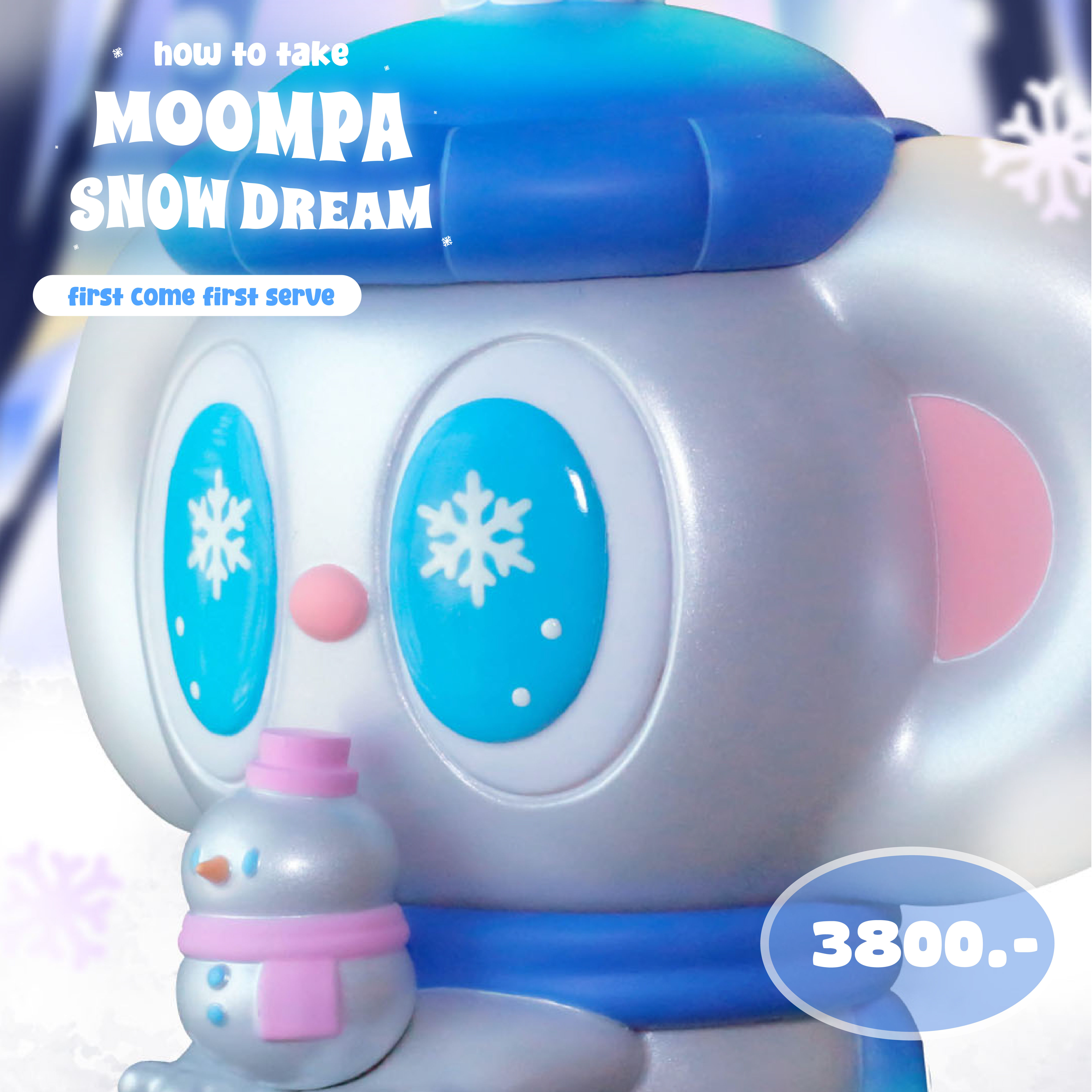 moompa art toy "snowman"